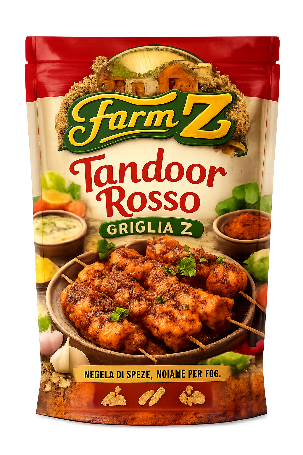 Tandoor Rosso Griglia Z - Farm Z